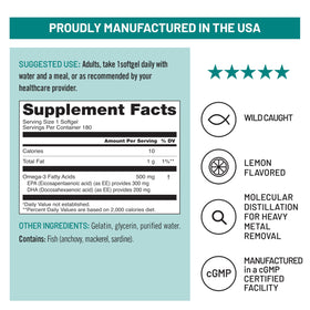 NatureWise Omega 3 gélules dans leur emballage