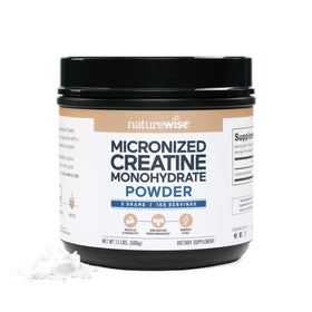 NatureWise Poudre de Créatine Monohydrate 5000mg vue de face