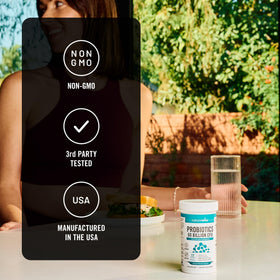 NatureWise Probiotiques 60 Milliards CFU vue de dessus
