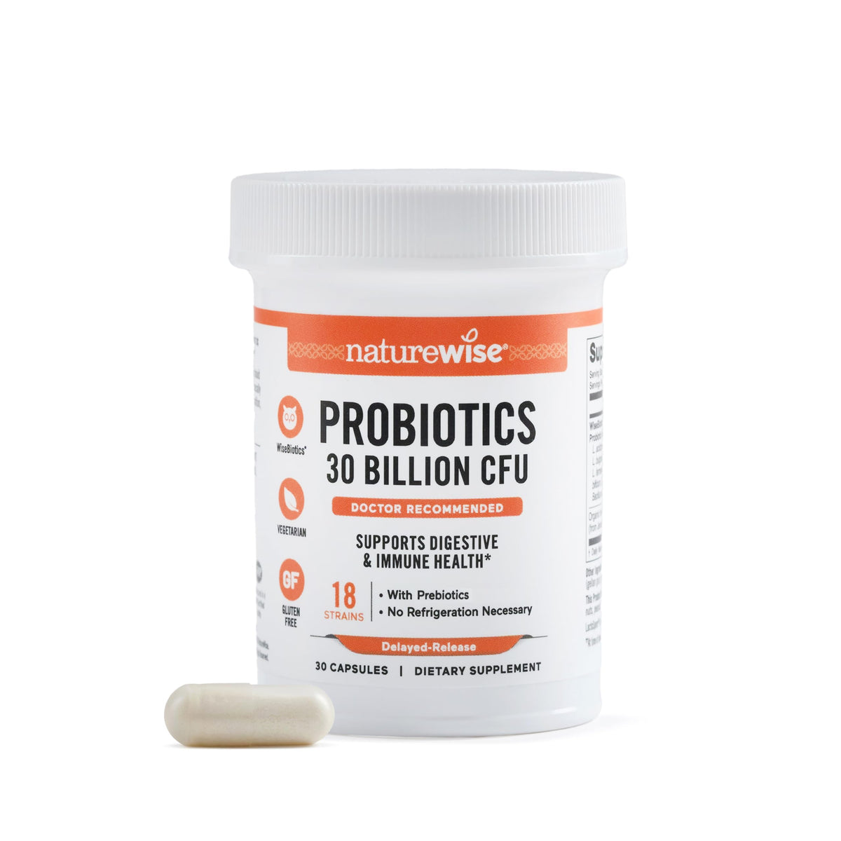 NatureWise Probiotiques Max 30 milliards CFU boîte avant