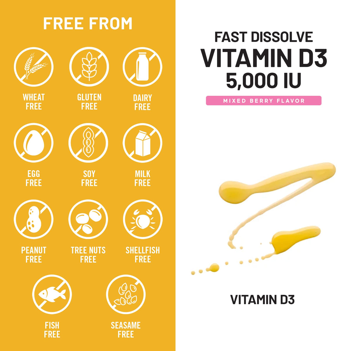 NatureWise Vitamine D3 5000 IU avec ingrédients naturels