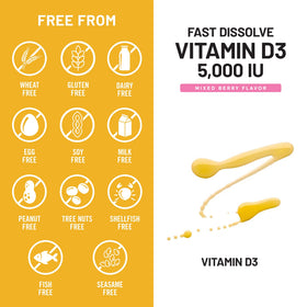 NatureWise Vitamine D3 5000 IU avec ingrédients naturels