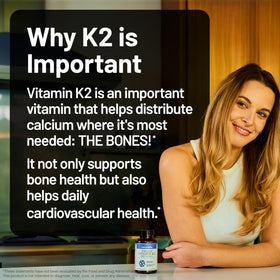 NatureWise Vitamine K2 600 mcg emballage avec informations nutritionnelles