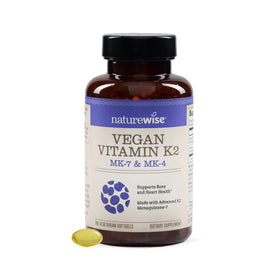 NatureWise Vitamine K2 600 mcg gélules softgel vue avant