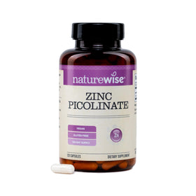 NatureWise Zinc Picolinate 30mg flacon de 120 capsules