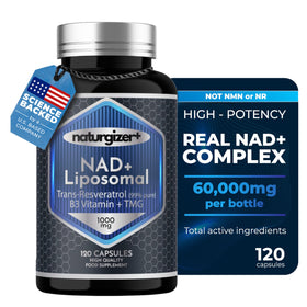 naturgizer+ Complexe Liposomal NAD Plus 120 Caps vue de face