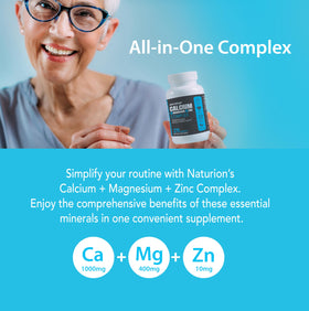 NATURION Complément Alimentaire Calcium Magnésium Zinc dosage recommandé
