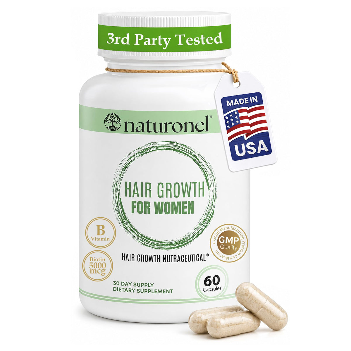 Naturonel Compléments Cheveux Femmes 45+ boîte avant vue