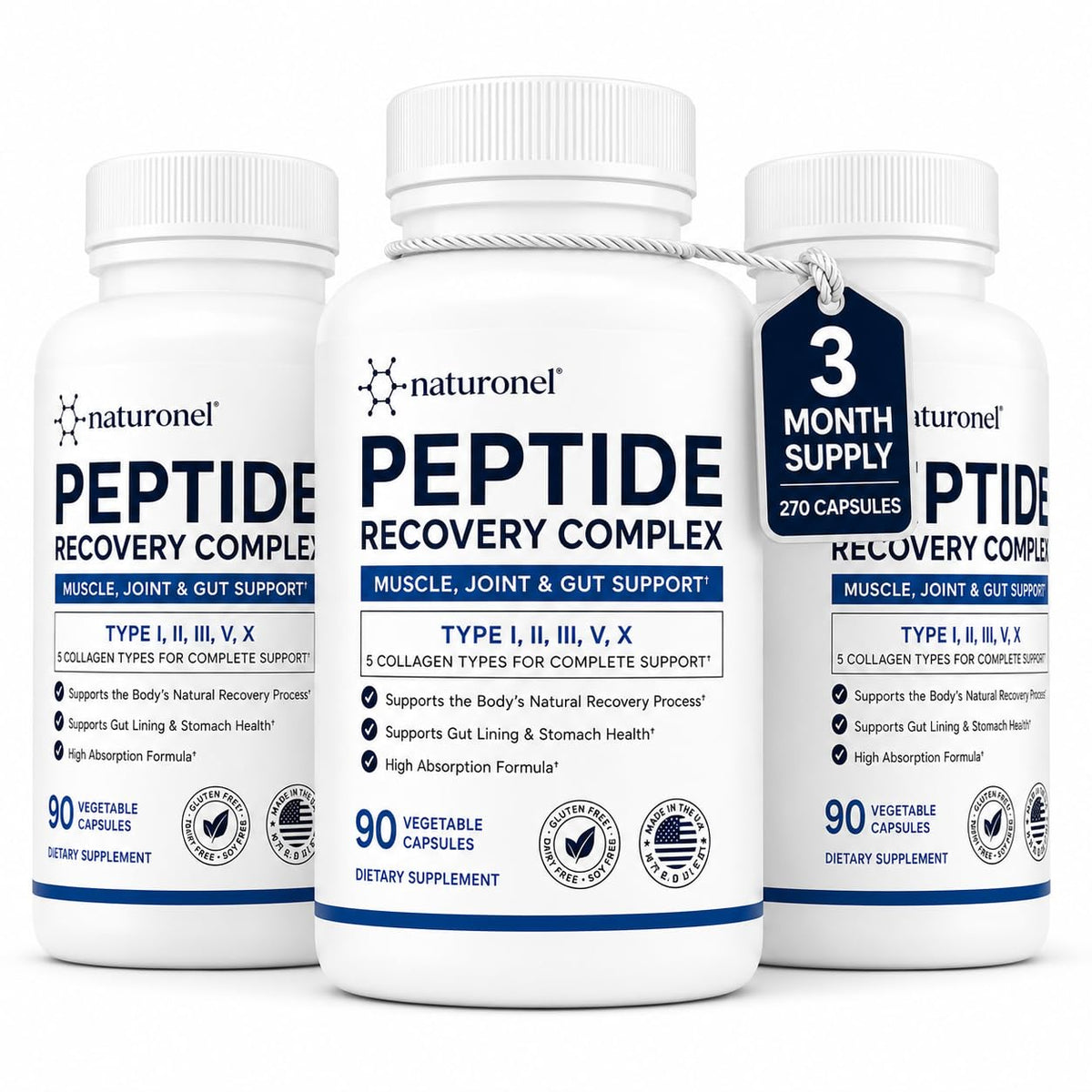 Naturonel Complexe de Collagène Ultra 157 paquet de 3 capsules