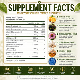 Naturonel Viracid Complete capsules en gros plan