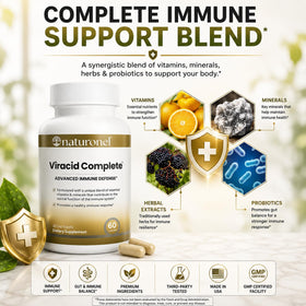 Naturonel Viracid Complete flacon avec capsules à côté