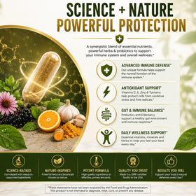 Naturonel Viracid Complete flacon sur une table en bois