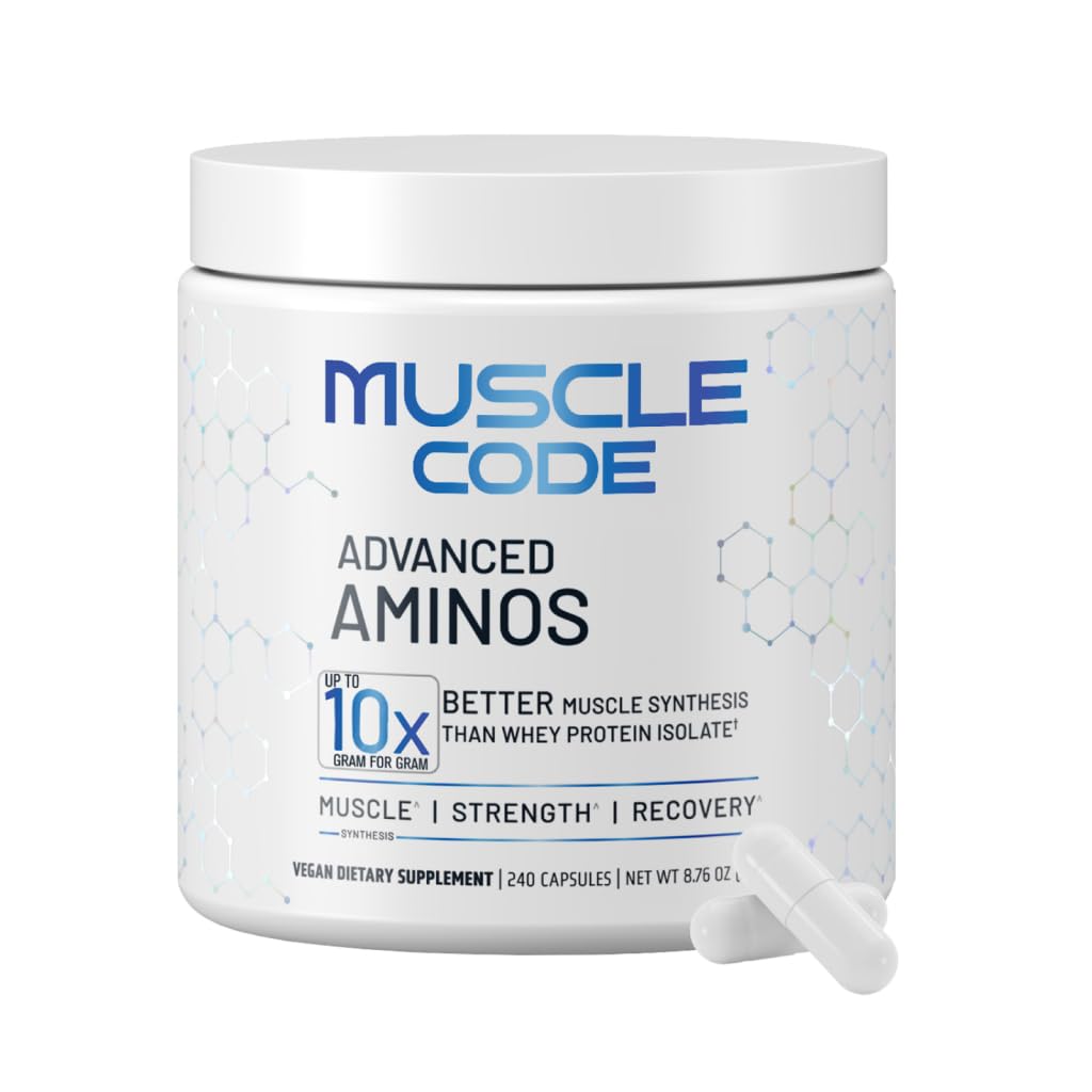 NAUTILUS Muscle Code Capsules Acides Aminés Essentiels flacon avant