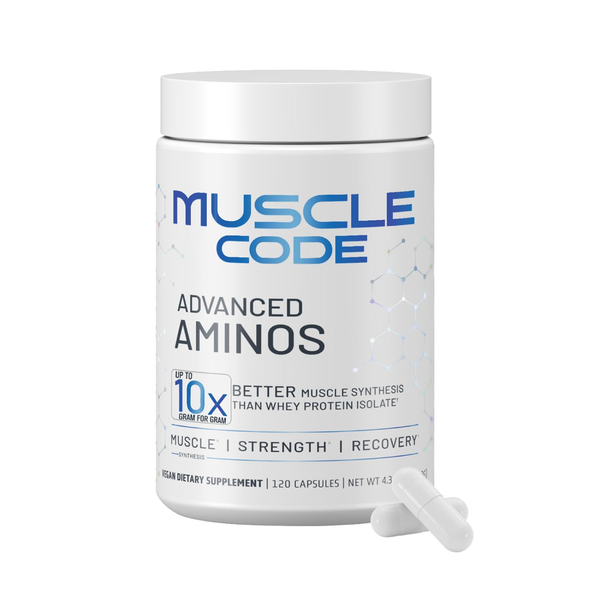 NAUTILUS Muscle Code Capsules acides aminés essentiels vue avant