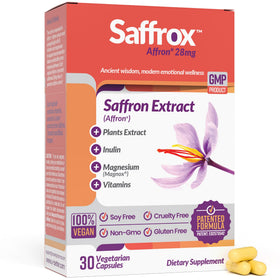 NAVEH PHARMA Saffrox™ boîte de 30 capsules avec étiquette