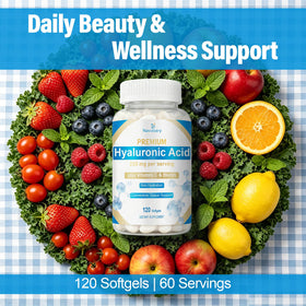 Navobary Acide Hyaluronique 250mg gélules sur une table