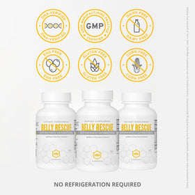 NBI Belly Rescue étiquette avec informations nutritionnelles