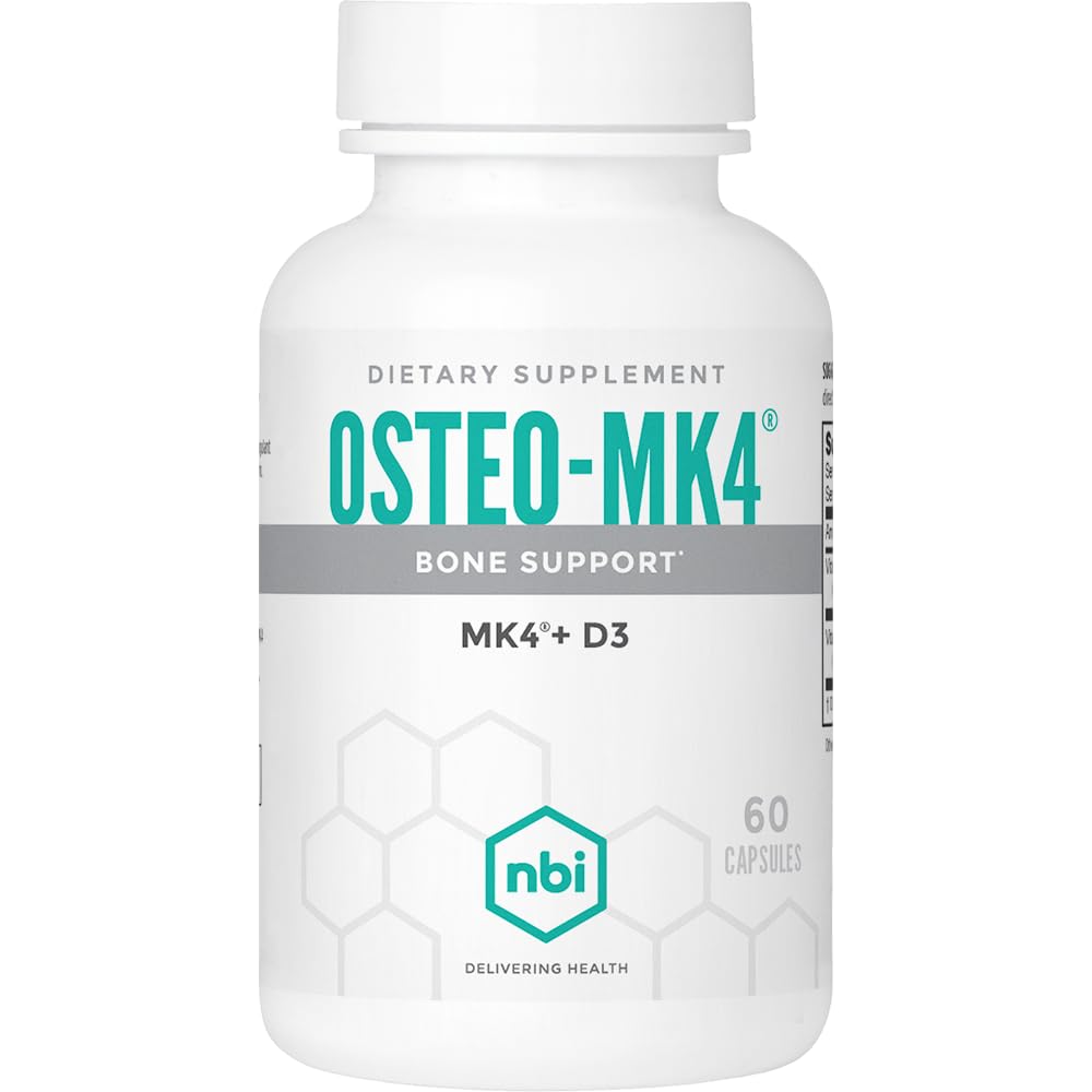 NBI Osteo-MK4 60 Capsules vue de face avec étiquette