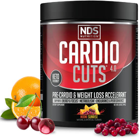 NDS Nutrition Cardio Cuts 4.0 329g avant de l'entraînement saveur Miami Sunrise