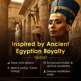 Nectar de Pharaon XT 24K Ormus dans un verre avec jus