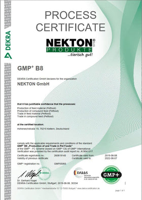 Nekton Calcium Plus 140g, présentation avec des animaux