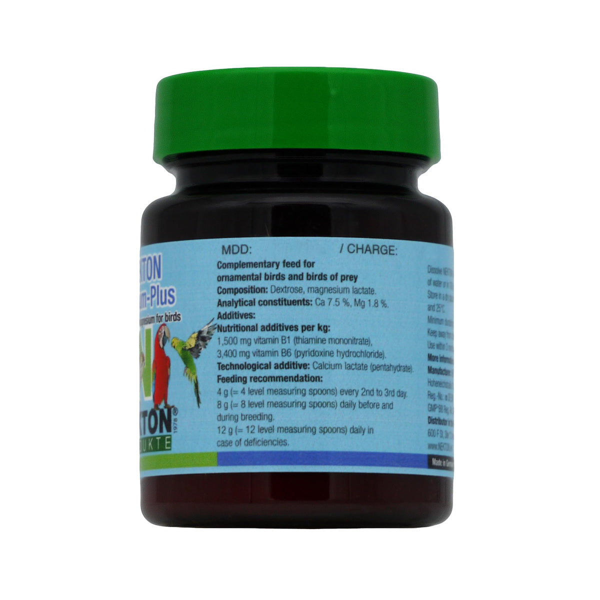 Nekton Calcium Plus 35g détail de l'emballage