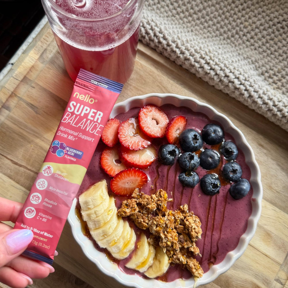 Nello Mélange à Boire Superbalance SRI-81 Shatavari 150g avec fruits