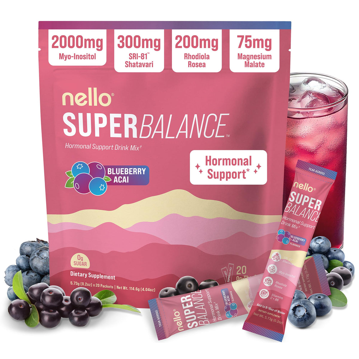 Nello Mélange à Boire Superbalance SRI-81 Shatavari 150g vue de face