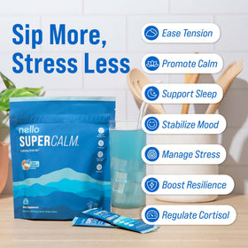 Nello Supercalm boîte de 20 sachets sur fond blanc