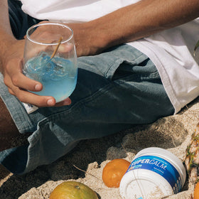 Nello Supercalm mélange de boisson en poudre, ingrédients sur l'étiquette