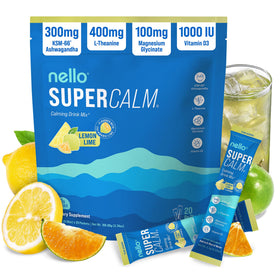 Nello SuperCalm Mélange de Boisson Poudré 150g Citron Lime - vue avant