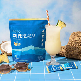 Nello Supercalm Pina Colada ingrédients sur l'emballage