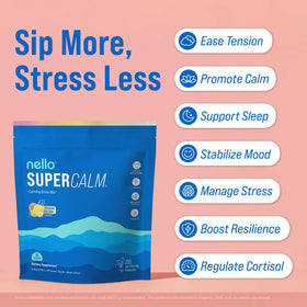 Nello Supercalm Poudre à Boire 150g - Vue de l'emballage