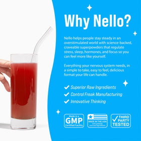 Nello Supercalm Poudre à Boire étiquette nutritionnelle