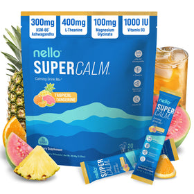 Nello Supercalm Poudre à Boire Tropical Tangerine sachets