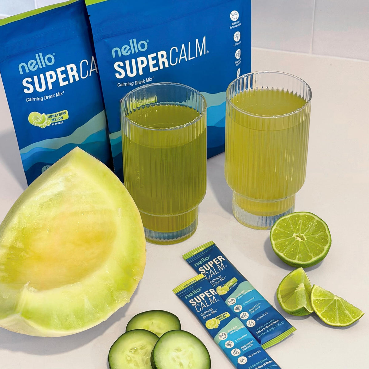 Nello Supercalm Poudre Boisson en préparation