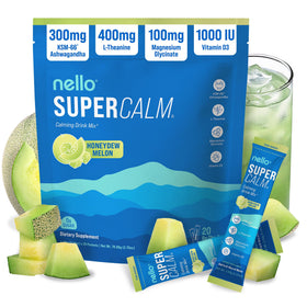 Nello Supercalm Poudre Boisson sachets individuels saveur melon miel