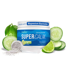 Nello Supercalm Poudre Boisson tub contenant 30 portions saveur concombre lime