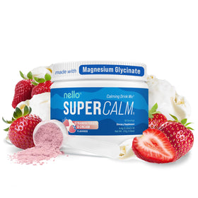 Nello Supercalm Poudres à Boire Pot 30 Portions Fraise & Crème