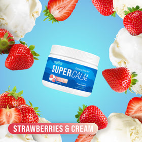 Nello Supercalm Poudres à Boire Sachets Individuels Fraise & Crème