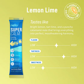 Nello SuperCalm sachets individuels au goût citron lime