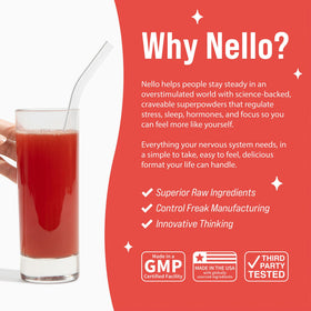 Nello Superfocus étiquette avec informations nutritionnelles