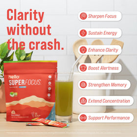 Nello Superfocus sachet ouvert avec poudre visible