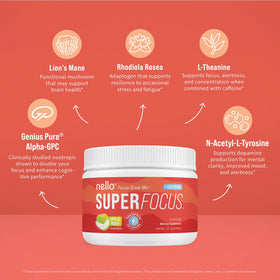 Nello Superfocus sachets prêts à être mélangés