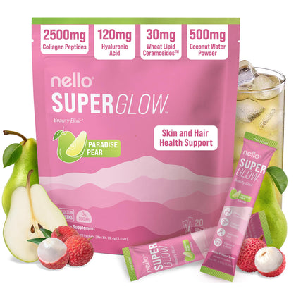 Nello Superglow Mélange de Boisson en sachets, vue avant