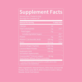 Nello Superglow sachet avec fruits frais