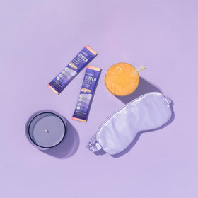 Nello Supersleep en sachets avec un livre et une tasse