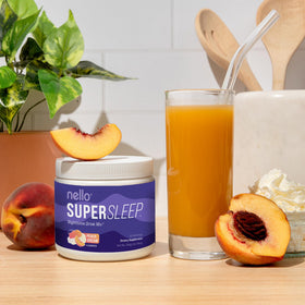 Nello Supersleep mélange de boisson, préparation dans un verre