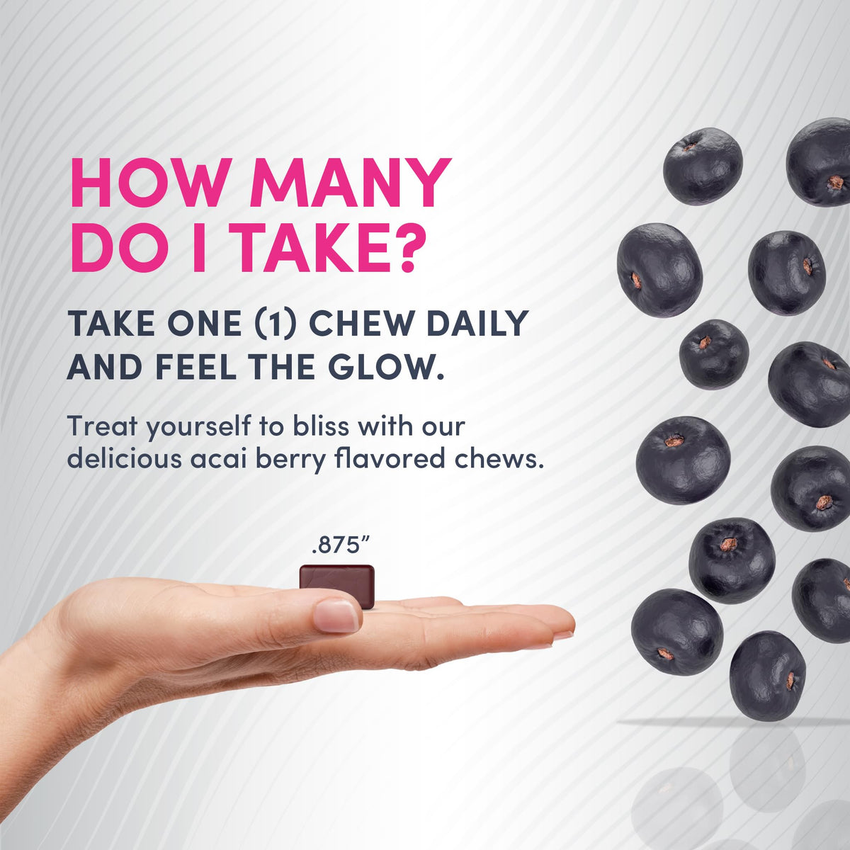 NeoCell Biotin Beauty Soft Chews with fresh acai berries