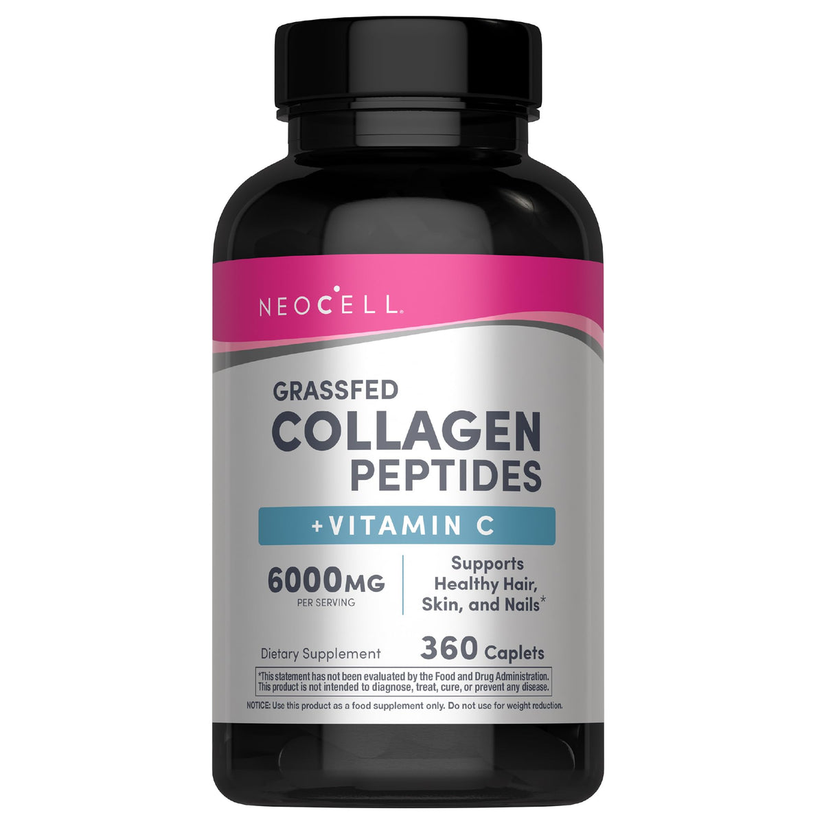 NeoCell Collagen Peptides 360 comprimés bouteille vue de face